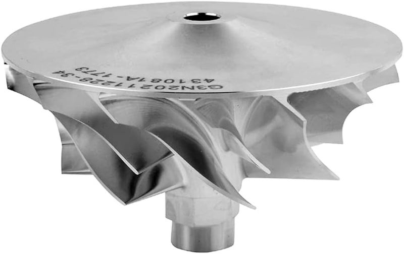 Bario Wicked Wheel 2 Billet Turbo Compressor Wheel Replacement for 03-04 FORD Super Duty 6.0L POWERSTROKE DIESEL ENGINES # GT37 WW0360 - Image 3